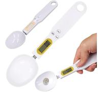 PARENCE.- Bilancia da cucina elettronica accurata da 0,1 g a 500 g - Cucchiaio con display LCD - Funzione tara - Unità g/oz/ml - Cucchiaio rimovibile - Bilancia digitale per cucinare