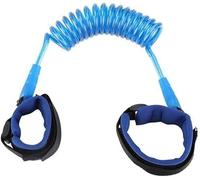 PARENCE.- Braccialetto di Sicurezza per Bambini - Doppi Lacci con Cinturino in strappo/Anti-Lost, Eventi di Massa, Persone con Mobilità Ridotta - 1m65 Blu