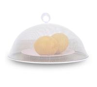 PARENCE.- Cappa di protezione per alimenti in acciaio inox 35 cm - Coperchio della ciotola della zanzariera a maglia fine - Cappa da cucina per frutta, torta, picnic o buffet