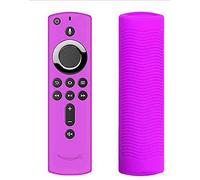 PARENCE - Custodia in silicone per Fire TV Stick Telecomando Vocale Alexa, Antiurto di Remote Case Custodia Protettiva Antiurto per Amazon Fire TV Stick 4K / Fire TV (Viola)