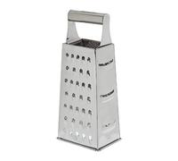 PARENCE.- Grattugia multiuso a 4 lati con impugnatura ergonomica - Acciaio inossidabile, versatilità, durata - 20 cm