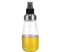 PARENCE.- Olio e aceto spray 330 ml - Dispenser spray in vetro e acciaio inox - Bottiglia riutilizzabile per cucinare, grigliare e insalate - 6,8 x 6,8 x 20,5 cm