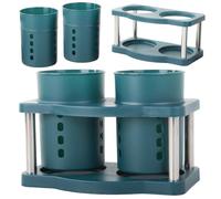 PARENCE.- Organizer scolaposate con tre scomparti e serbatoio dell'acqua separato - Mantieni le posate asciutte e in ordine - 17x11x11cm