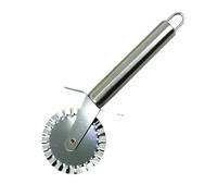 PARENCE - Pizza Roulette - Impasto e tagliapizza in acciaio inox resistente - Taglio pizza di 19 X 6,5 CM - Appendiabiti facile da riporre