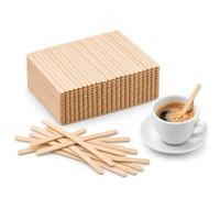 PARENCE. Set di 1000 mescolatori in legno - mescolatori usa e getta da 11 cm per caffè, tè e bevande - frullatori per tazze e tazze - casa, ufficio, ristorante ed eventi