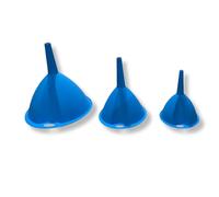PARENCE.- Set di 3 imbuti in plastica per alimenti - diverse misure per cucina, garage e altro - facile da pulire e riporre - 3 pezzi