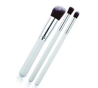 PARENCE.- Set di 3 pennelli per il trucco, di cui 1 pennello per carnagione angolata e 2 pennelli piatti per occhi e viso