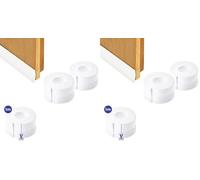 PARENCE.- Set di 4 guarnizioni per porte - guarnizione per porte di 100 x 3,5 cm, isolamento termico e protezione contro le correnti d'aria, facile da montare