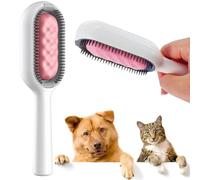 PARENCE.- Spazzola per toelettatura cani e gatti - spazzola da massaggio morbida con setole morbide, rimuove i peli morti, antinodo, rilassante e facile da pulire
