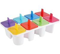 PARENCE.- Stampo per gelato riutilizzabile - 8 piccole cavità - Sorbetti, ghiaccioli, succhi di frutta surgelati