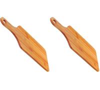 PARENCE.- Tagliere in legno con manico, 30x14 cm/Supporto per il taglio/Formaggio, pane, salumi - Legno (Confezione da 2)