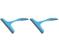 PARENCE - Tergivetro multiuso - Design resistente in plastica e silicone - Facile pulizia, superficie piana e liscia, bagno, cucina. 24,5 x 22 x 2,5 cm - Colore assortiti, 1 pezzo (Confezione da 2)