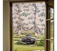 Parentela stampata floreale in cotone in lino per mantovana per bagno