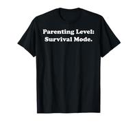 Parenting Level Survival Mode Humor Funny Saying Maglietta