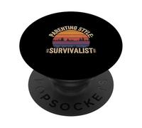 Parenting Style Survivalist Crescere bambini resilienti |- PopSockets PopGrip Adesivo