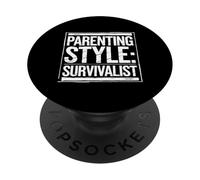 Parenting Style Survivalist Raising Resilient Kids - PopSockets PopGrip Adesivo