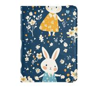 Parents' Day Coniglio Famiglia Carino Cartone Animato In Pelle Documenti Organizer Holder Accessori Porta Carta Porta Passaporto Custodia Ultra Sottile