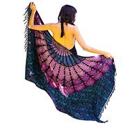 Pareo Mare Donna Lungo Grande Lungo Frangia Viola Telo Sarong Xxl Bohemian Copricostume Da Spiaggia Bikibi Cover Up Gonna Decorazione Murale Arazzo Da Parete 180X120Cm Rayon Fatto In India