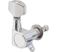 PARESCHI 6 accordatori per chitarra con bloccaggio in linea, rapporto di trasmissione 18:1, per chitarra elettrica, sostituzione diretta per accordatori Fender Locking e accordatori Gotoh Locking