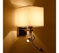 Parete a con Interruttore Lettura Light Camera da Letto Luce Moderna Minimalista Sconce Lino della Linea Lucile, LUMI LANCA LED