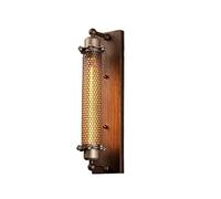 Parete a parete muro ng, retrò in ferro battuto in metallo v-intage induriale ng olio strofinato Ru Cage e27 Light a parete Lampadatura lampada a tubo faron lampada per la parete della parete Ng
