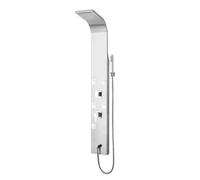 PARETE ATTREZZATA MULTIFUNZIONE MOD CAYMAN Acciaio inox lucidato