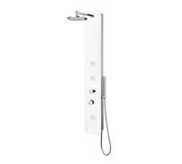 PARETE ATTREZZATA MULTIFUNZIONE MODELLO BALI Bianco lucido DH