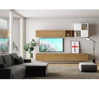 Parete Attrezzata Soggiorno 308x174 cm in nobilitato