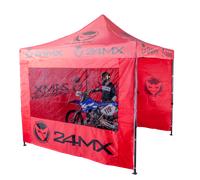 Parete con finestra zanzariera 24MX per gazebo