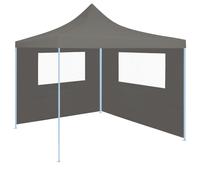 vidaXL Parete con Finestre per Gazebo 4x2 m Antracite