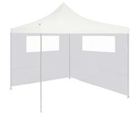 vidaXL Parete con Finestre per Gazebo 6x2 m Bianca