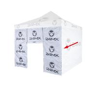 Parete con Porta 24MX per Gazebo Easy-Up Race Grigia Grigi
