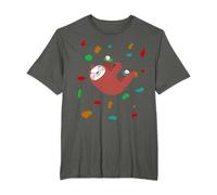 Parete da arrampicata colorata regalo bradipo arrampicatore Maglietta