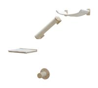 Parete da arrampicata per gatti Kerbl Pet Alps - set da 4 pz