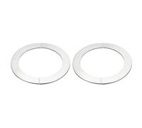 Parete Divisa Flangia,201 Acciaio Inox Rotonda Bocchetta Piastra per 171mm 2pz