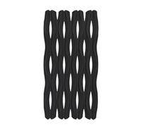 Parete divisoria in mattoni vuoti in poliuretano 3D, pannelli divisori leggeri, facili da tagliare, sfondo artistico per camera da letto, sala da pranzo, soggiorno, hotel (nero)