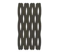 Parete divisoria in mattoni vuoti in poliuretano 3D, pannelli divisori leggeri, facili da tagliare, sfondo artistico per camera da letto, sala da pranzo, soggiorno, hotel (nero/grigio)