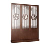 Parete divisoria mobile, schermo cinese in legno autoportante, divisorio per la privacy di casa e ufficio per la decorazione dello spazio(H200CM,153cm/60.2in)