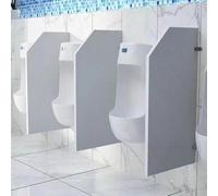 Parete Divisoria Per Orinatoi Maschili A Montaggio A Parete Con Accessori, Divisorio Per Orinatoi Con Telaio In Acciaio Inox; Ideale Per Centri Commerciali, Luoghi Pubblici E Hotel