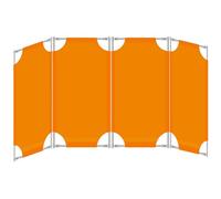 Parete divisoria per Saldatura autoportante a 4 Pannelli - Schermi in Fibra di Vetro da 4 Piedi, divisorio Trasparente per Ambienti e parascintille per Uso Industriale/in Fabbrica, rimovibil