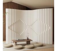 Parete divisoria pieghevole retrattile per ambienti, schermo creativo per la privacy interna per negozi di abbigliamento e aziende, soluzione elegante per lo spazio (200 cm-300 cm/6,6 piedi-9,8 piedi)