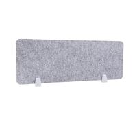 Parete divisoria Verticale insonorizzata, Realizzata in Feltro, Riduce efficacemente Il Rumore e Il Disturbo visivo, Adatta a scuole e uffici (Grigio Chiaro, 30 * 60 cm, Clip di Fissaggio senz