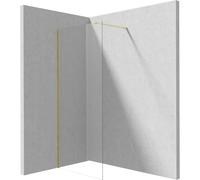 Parete doccia a scomparsa Idrostile 1200x1950 mm oro spazzolato Oro spazzolato