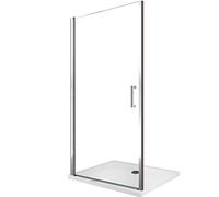 Parete Doccia Battente In Nicchia Vetro 8 mm Reversibile H 200 cm