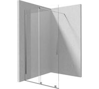 Parete doccia scorrevole Cabaiguán Idrostile 1200x1950 mm cromo Cromo