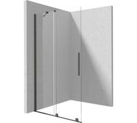 Parete doccia scorrevole Cabaiguán Idrostile 800x1950 mm titanio Titanio