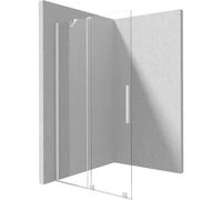 Parete doccia scorrevole Cabaiguán Idrostile 900x1950 mm bianco Bianco