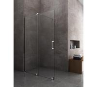 Parete Doccia Scorrevole WALK-IN 8 MM REVERSIBILE TELAIO CROMATO VETRO EASYCLEAN