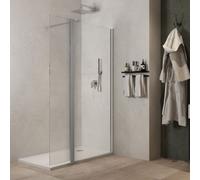 Parete Doccia Walk In Basculante Lorna L112F Cristallo 8 Millimetri 117-119 cm