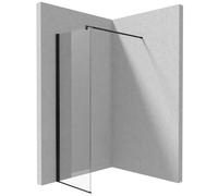Parete doccia walk-in Idrostile 600x2000 mm nero Nero